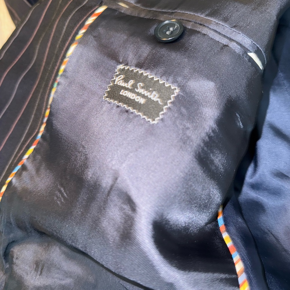 Paul Smith London Pin Stripe Blue Suit